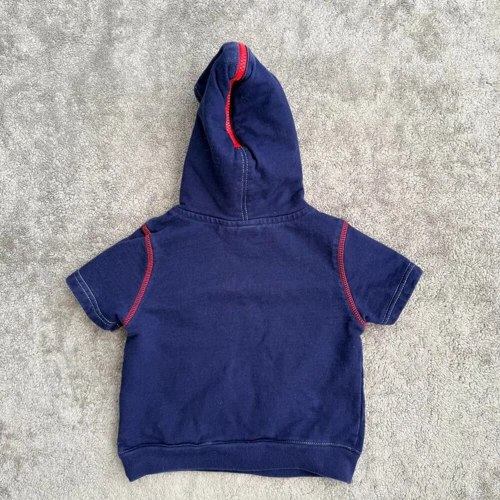 Y2k Sesame Street Elmo Gear hoodie short sleeve